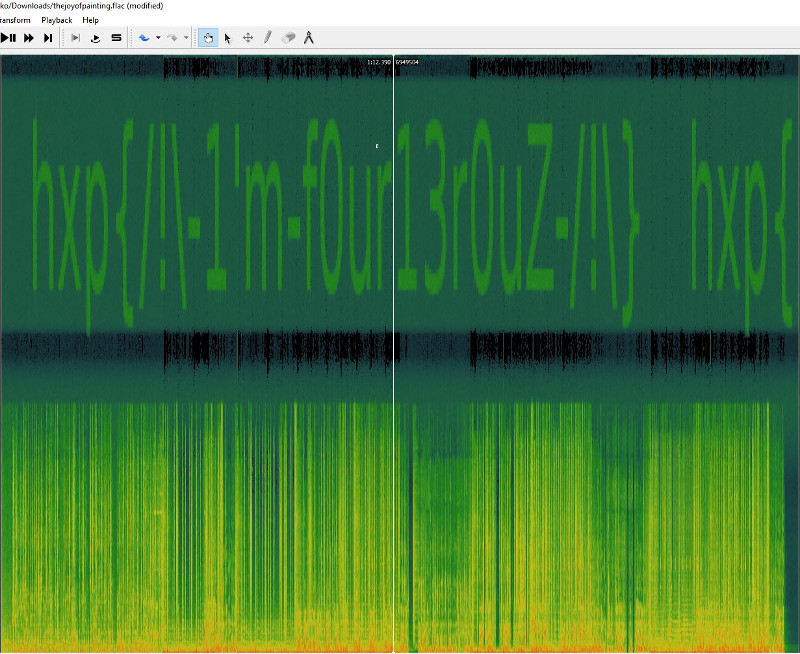 Joy of Painting flac file as a Spectrogram